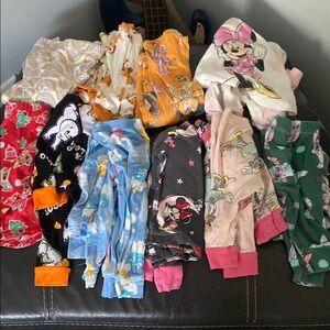 Colorful Cartoon Character Pajama Set